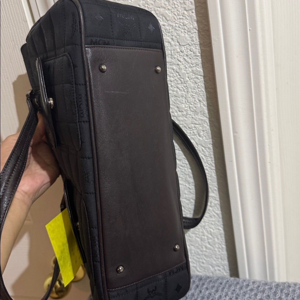 MCM Black Quilted Shoulder Bag - Picture 7 of 9